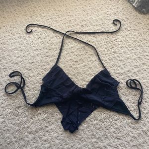 Lspace black bikini top